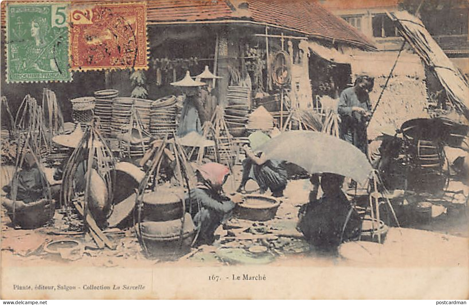 Viet-Nam - SAIGON - Le Marché - Ed. Planté Collection La Sarcelle 167 - Vietnam