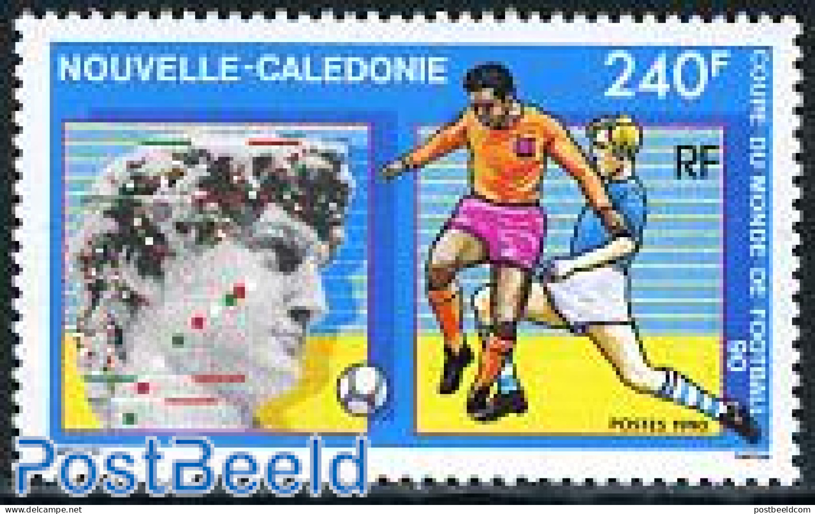 New Caledonia 1990 World Cup Football 1v, Mint NH, Sport - Football - Unused Stamps