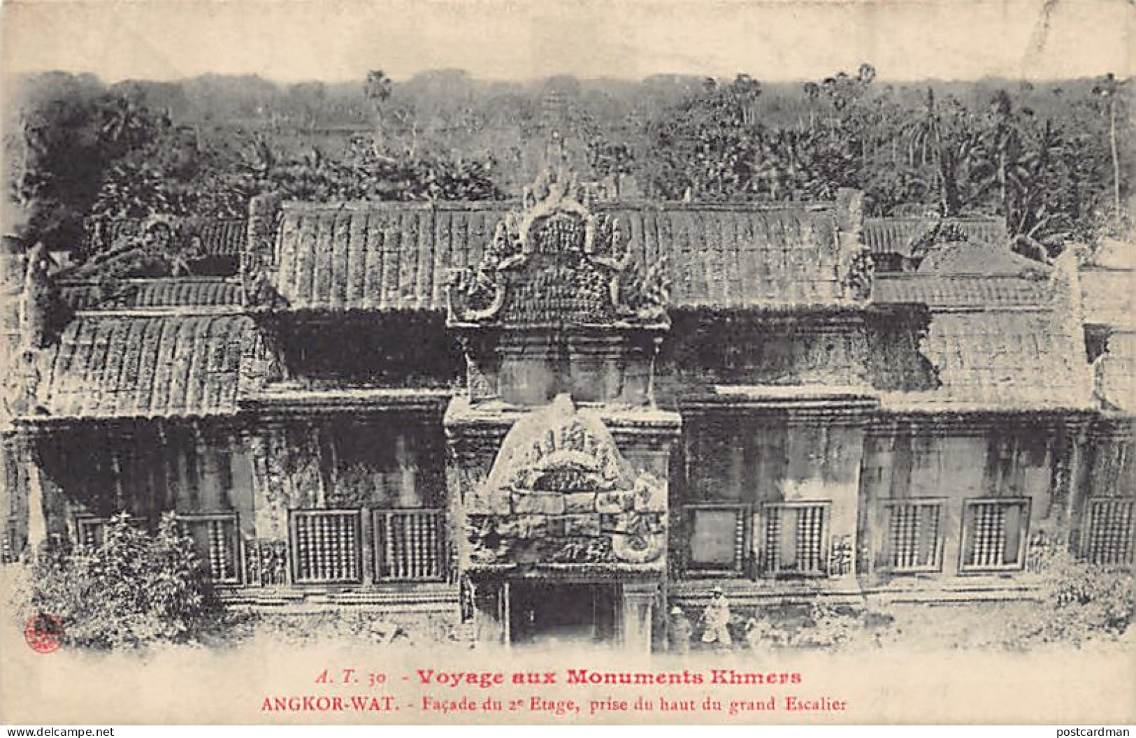 Cambodge - Voyage Aux Monuments Khmers - ANGKOR VAT - Façade Du 2ème étage - Ed. A. T. 30 - Kambodscha