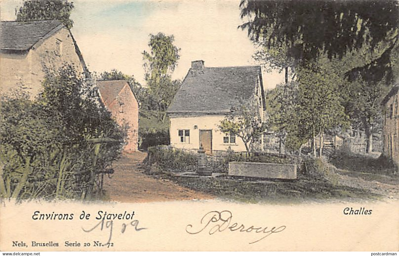 CHALLES (Liège) Environs De Stavelot - Ed. Nels Série 20 N. 72 - Autres & Non Classés