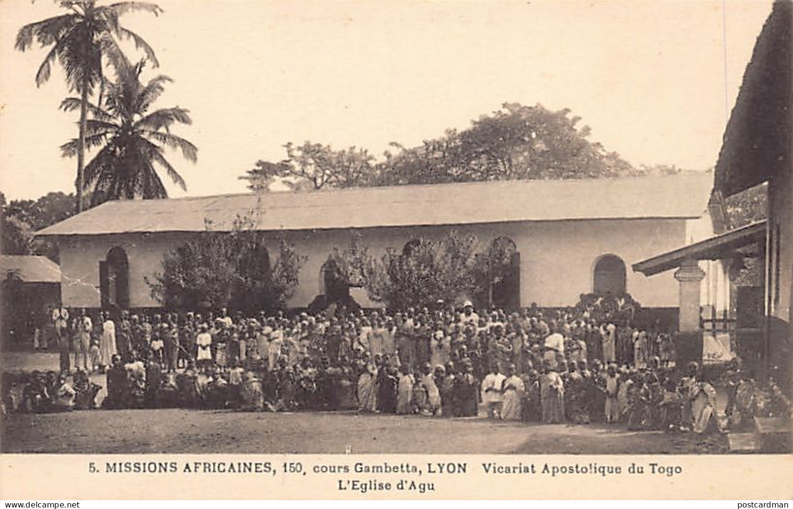TOGO - AGU Agou - L'église - Ed. Missions Africaines 5 - Togo