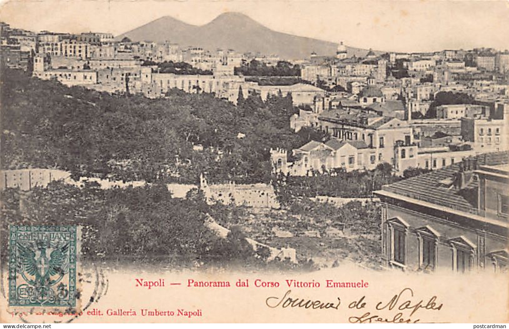 Italia - NAPOLI - Panorama Dal Corso Vittorio Emanuele - Ed. Galleria Ulberto - Napoli (Neapel)