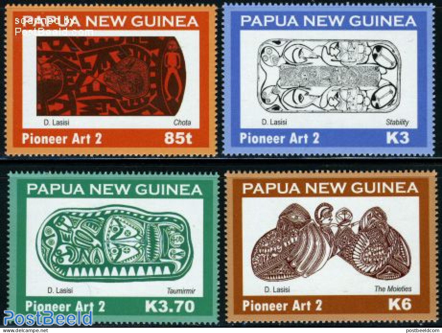 Papua New Guinea 2009 Art 4v, Mint NH - Papoea-Nieuw-Guinea