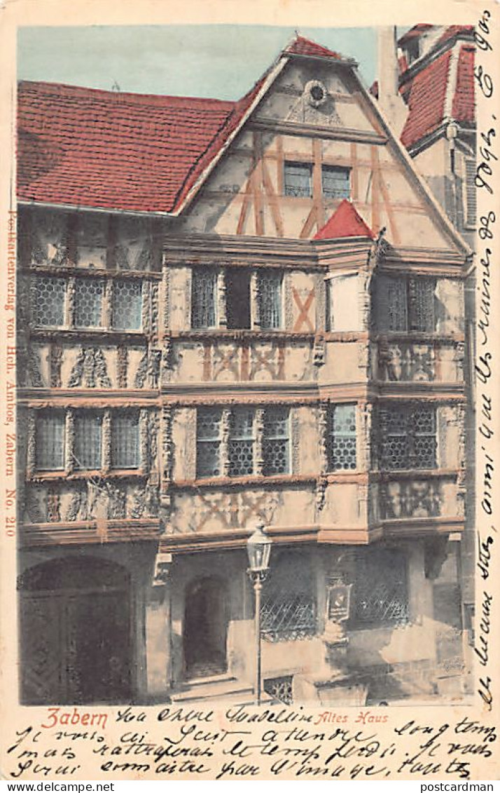 Saverne - Vieille Maison - Ed. Hch. Ambos, Saverne - Saverne