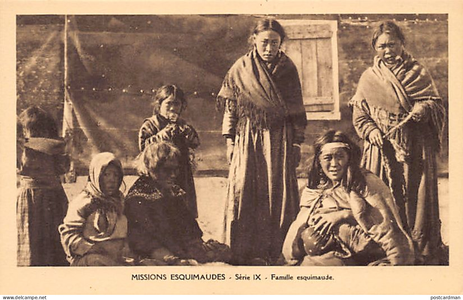 Canada - Eskimo Missions, Nunavut - Eskimo Family - Publ. Oblate Missionaries Of Mary Immaculate - Serie IX - Nunavut