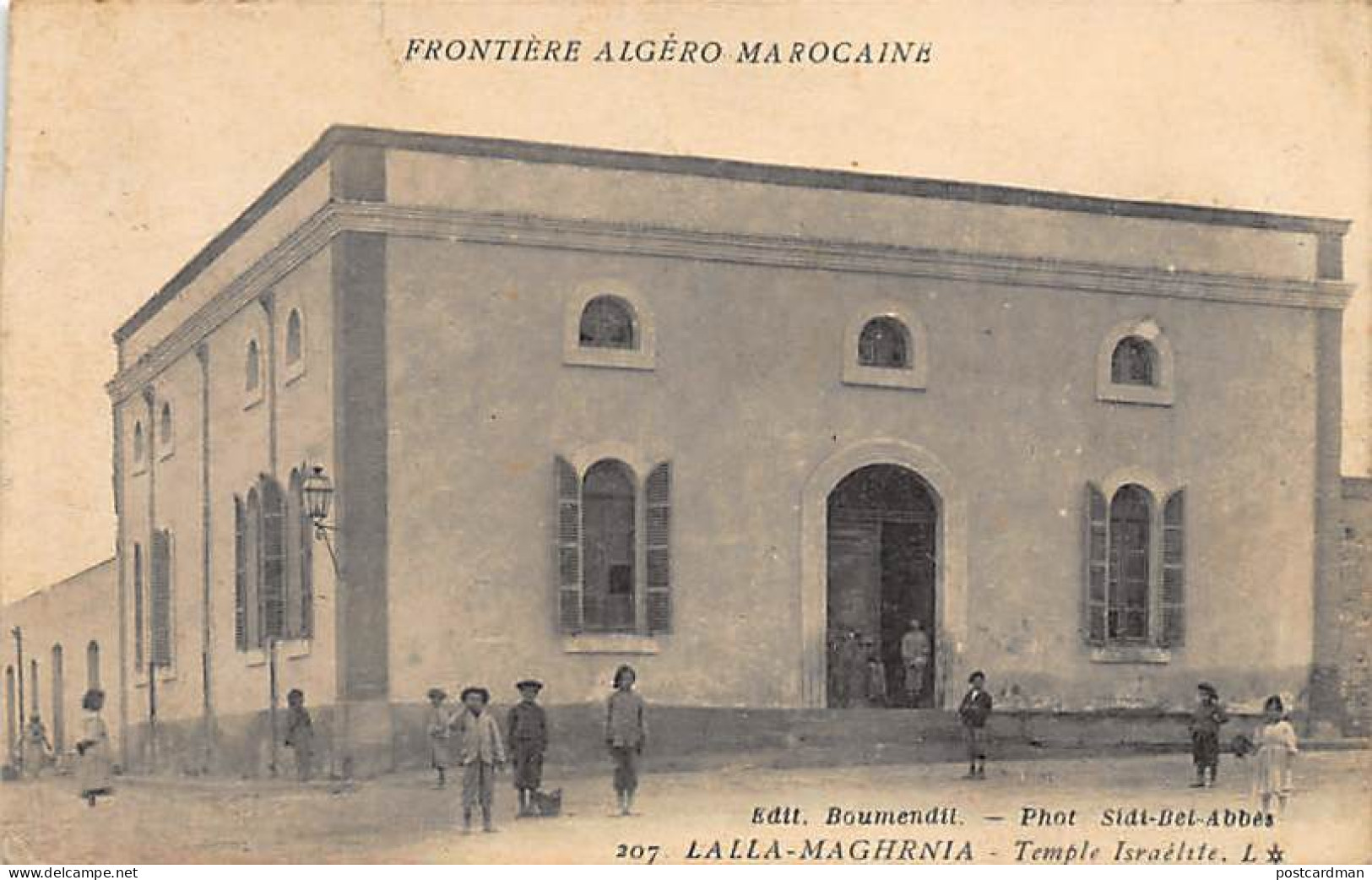 Judaica - Algérie - LALLA MAGHRNIA - Temple Israélite, Synagogue - Ed. Boumendil. - Jewish