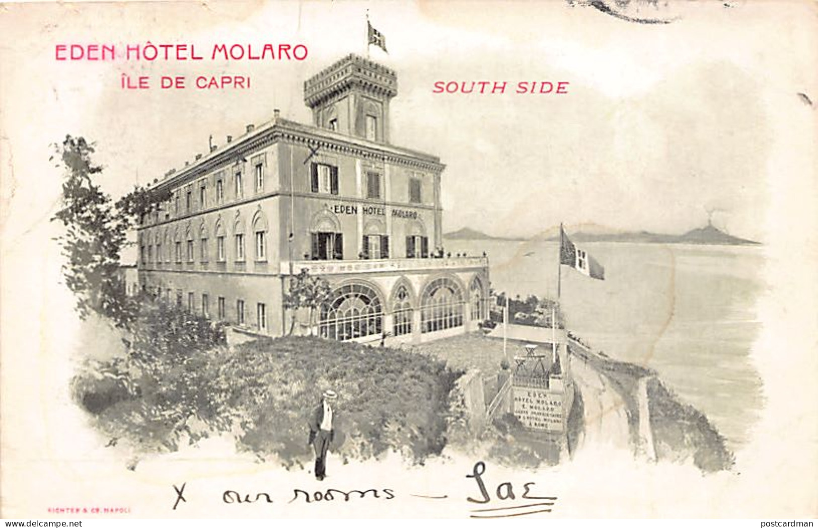 Italia - CAPRI (NA) Eden Hotel Molaro - Autres & Non Classés