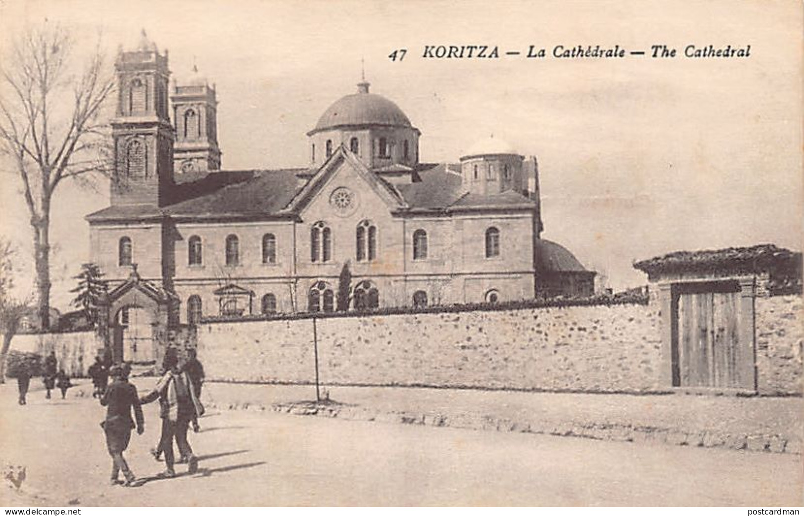 Albania - KORÇË - The Cathedral - Publ. Ch. Colas 47 - Albania