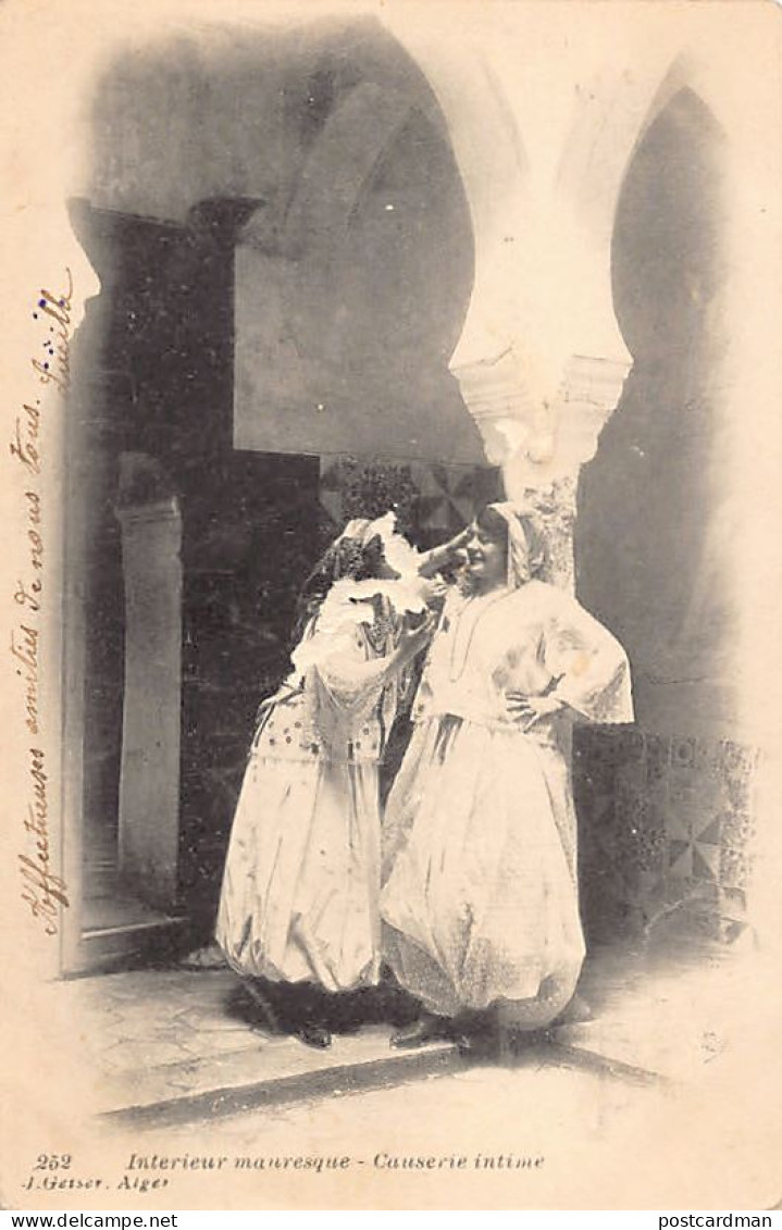 Algérie - Intérieur Mauresque - Causerie Intime - Ed. J. Geiser 252 - Femmes