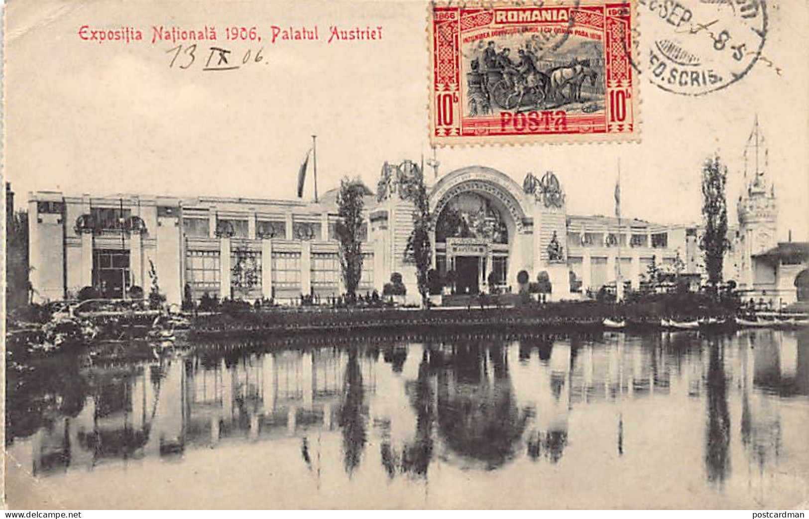 Romania - BUCURESTI - Expositia National 1906 - Palatul Austriei - Ed. Al. Antoniu - SOCEC  - Romania