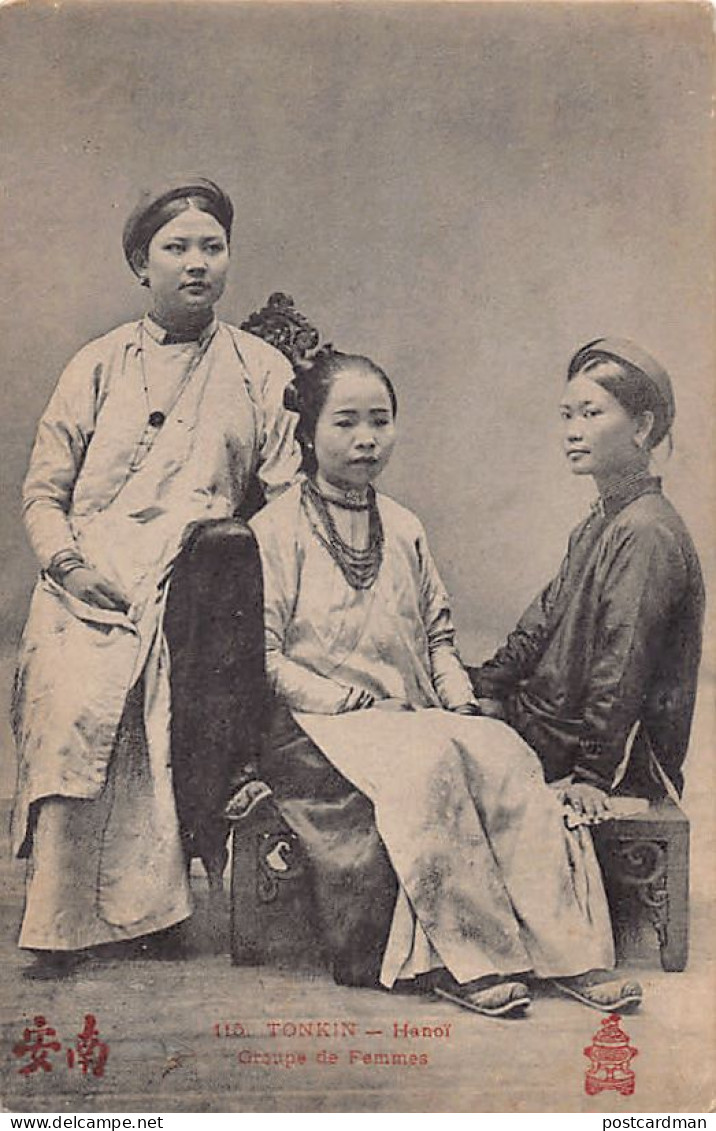 Viet-Nam - HANOI - Groupe De Femmes - Ed. P. Dieulefils 115 - Viêt-Nam