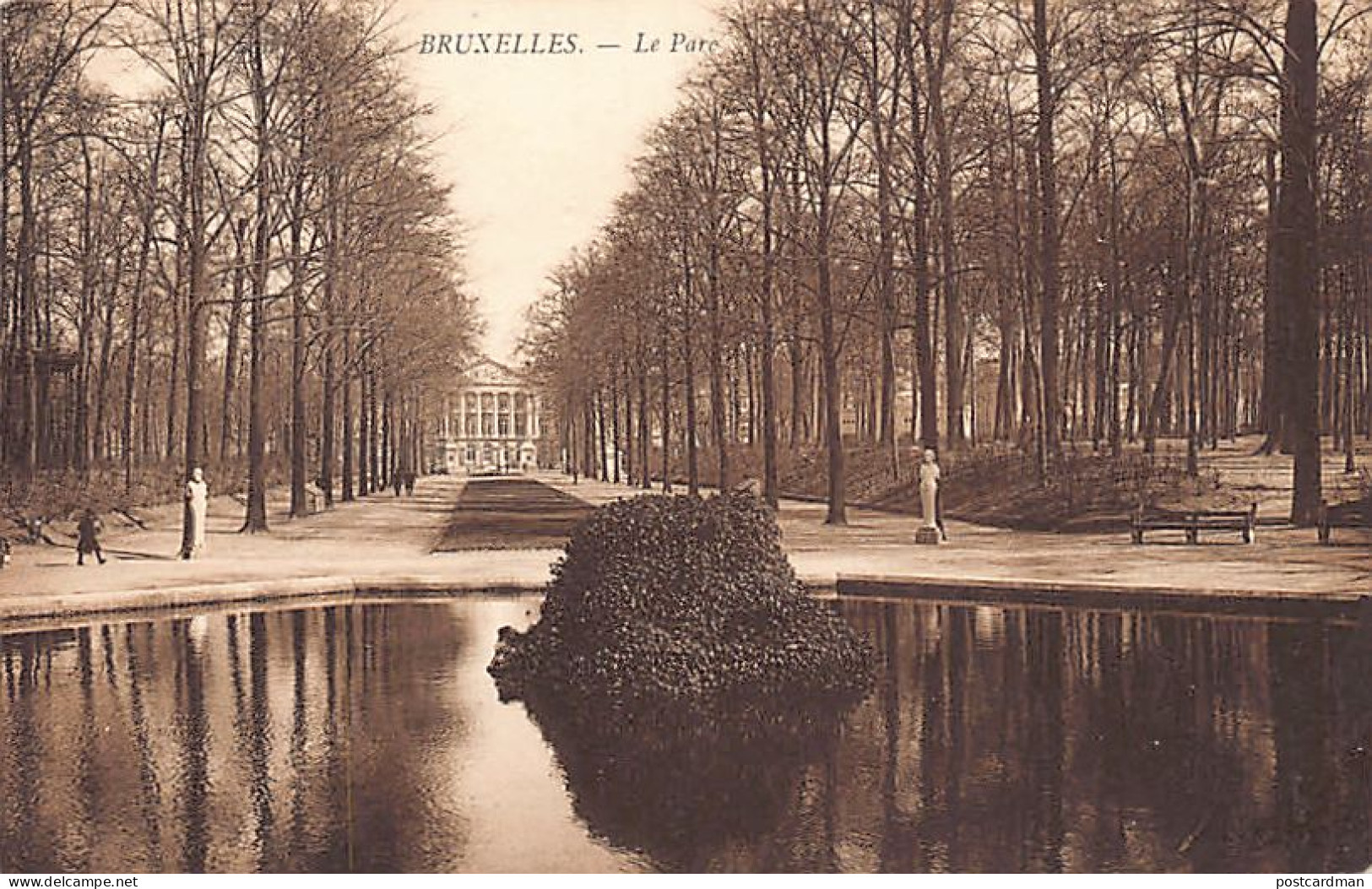 BRUXELLES - Le Parc - Ed. Neurdein ND Phot. Sepia - Andere & Zonder Classificatie