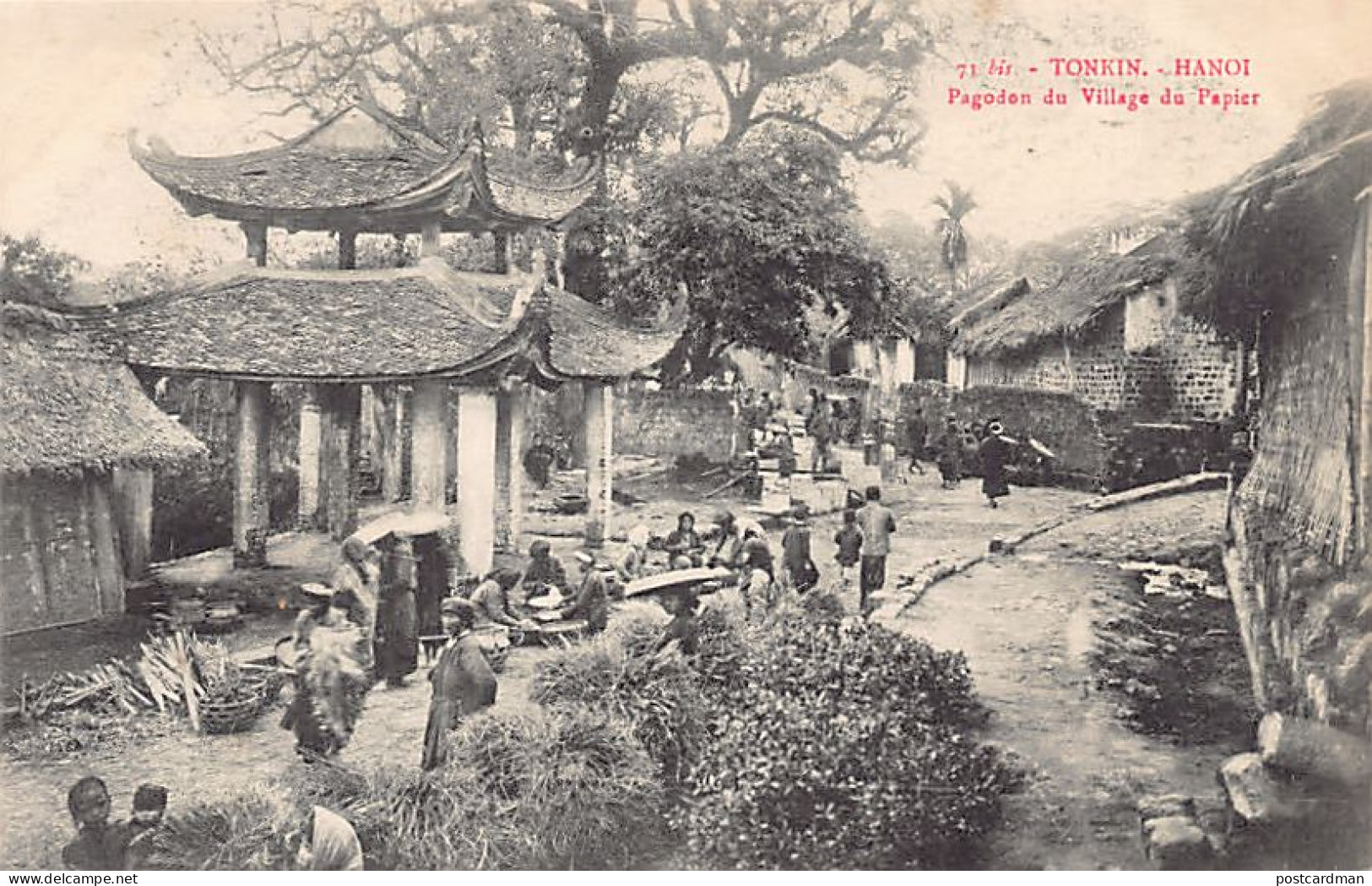 Viet-Nam - HANOÏ - Pagodon Du Village Du Papier - Ed. Imprimeries Réunies De Nan - Vietnam