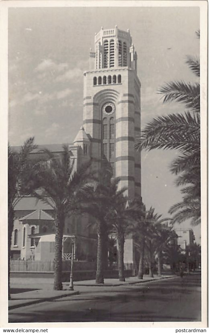 Egypt - PORT SAÏD - The Cathedral - REAL PHOTO - Ed. / Publ. Unknown  - Port-Saïd