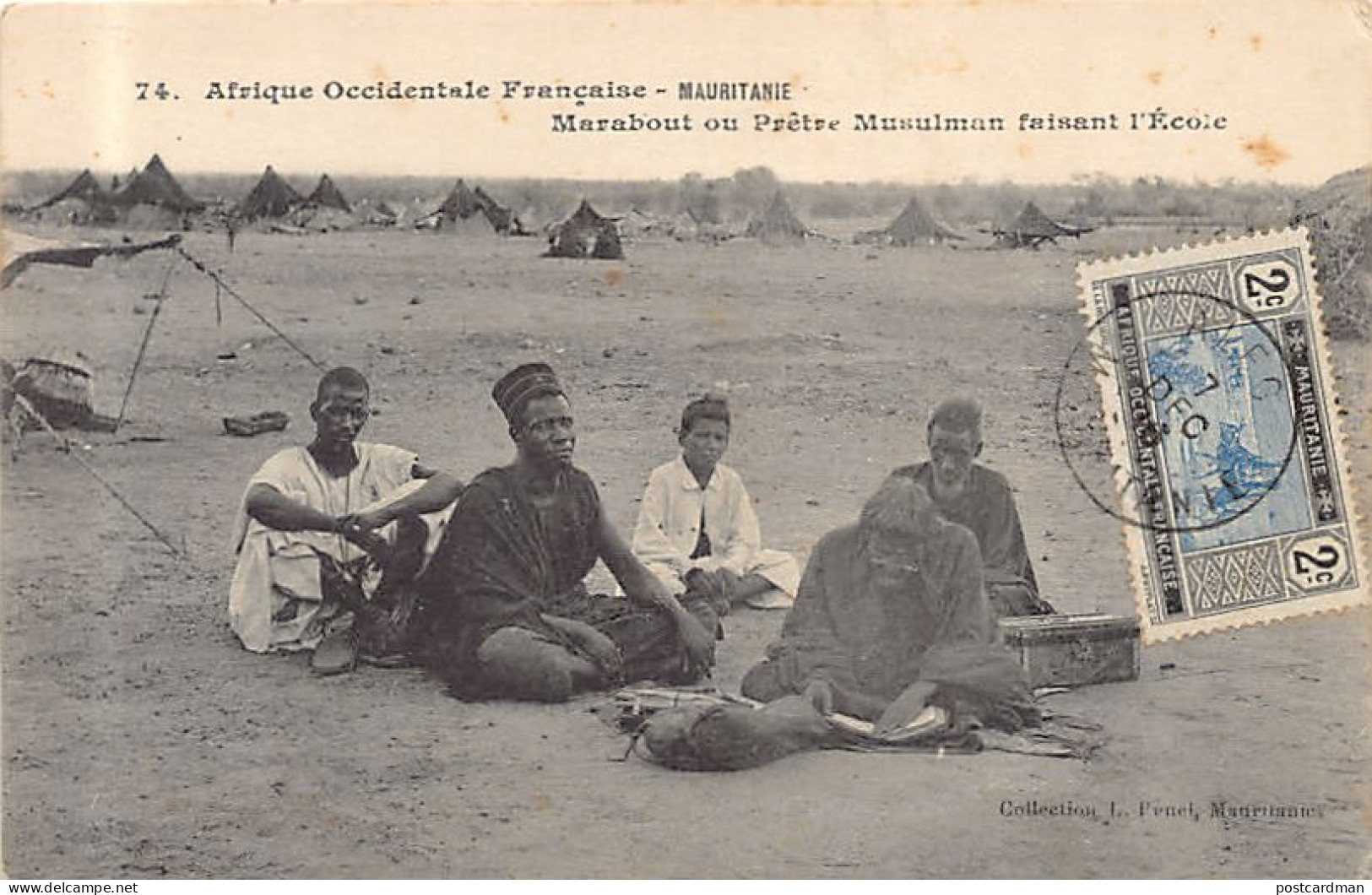 MAURITANIE - Marabout Ou Prêtre Musulman Faisant L'école - Ed. L. Penel 74 - Mauritanie