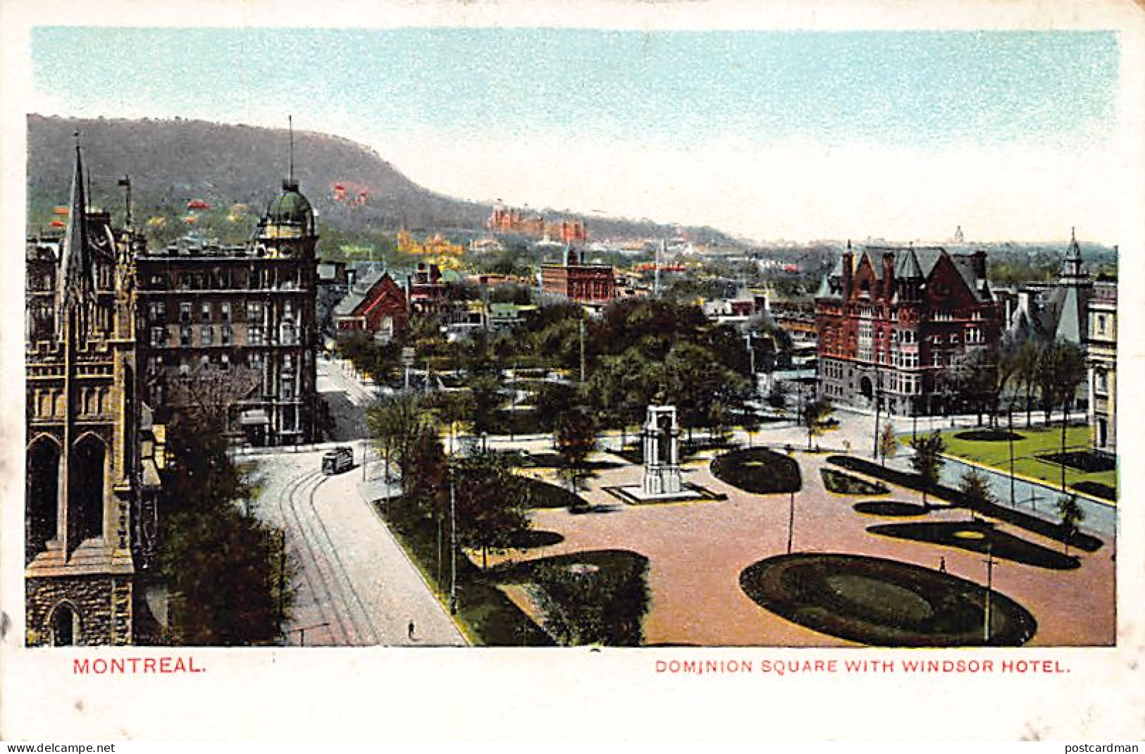 Canada - MONTREAL - Dominion Square With Windsor Hotel - Ed. Montreal Import Co. 108 - Montreal