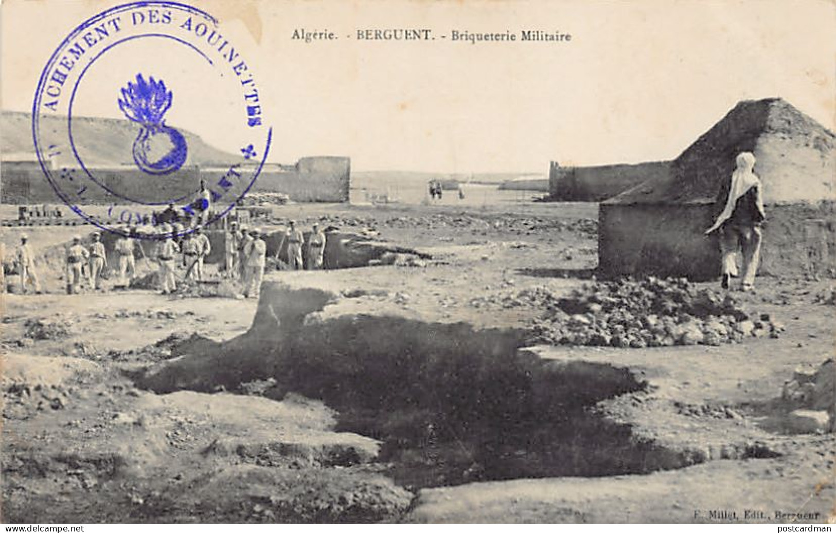 BERGUENT Aïn Beni Mathar - Briqueterie Militaire - Ed. F. Millet  - Autres & Non Classés