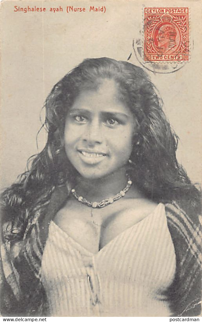 Sri Lanka - Singhalese Ayah (Nurse Maid) - Publ. Plâté & Co.  - Sri Lanka (Ceylon)