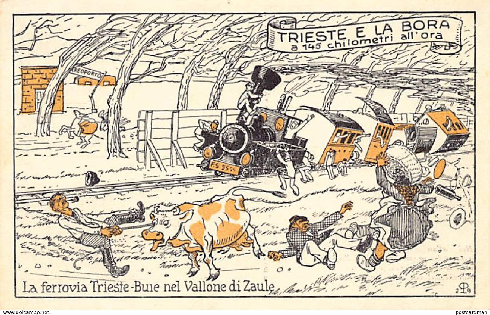 TRIESTE - La Ferrovia Trieste-Buie Nel Vallone Di Zaule - Trieste