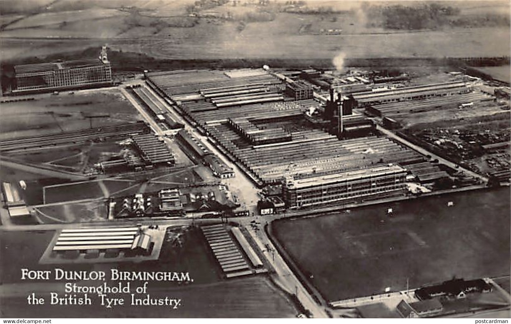 England - BIRMINGHAM - Aerial View Of Fort Dunlop Tyre Factory - REAL PHOTO - Birmingham