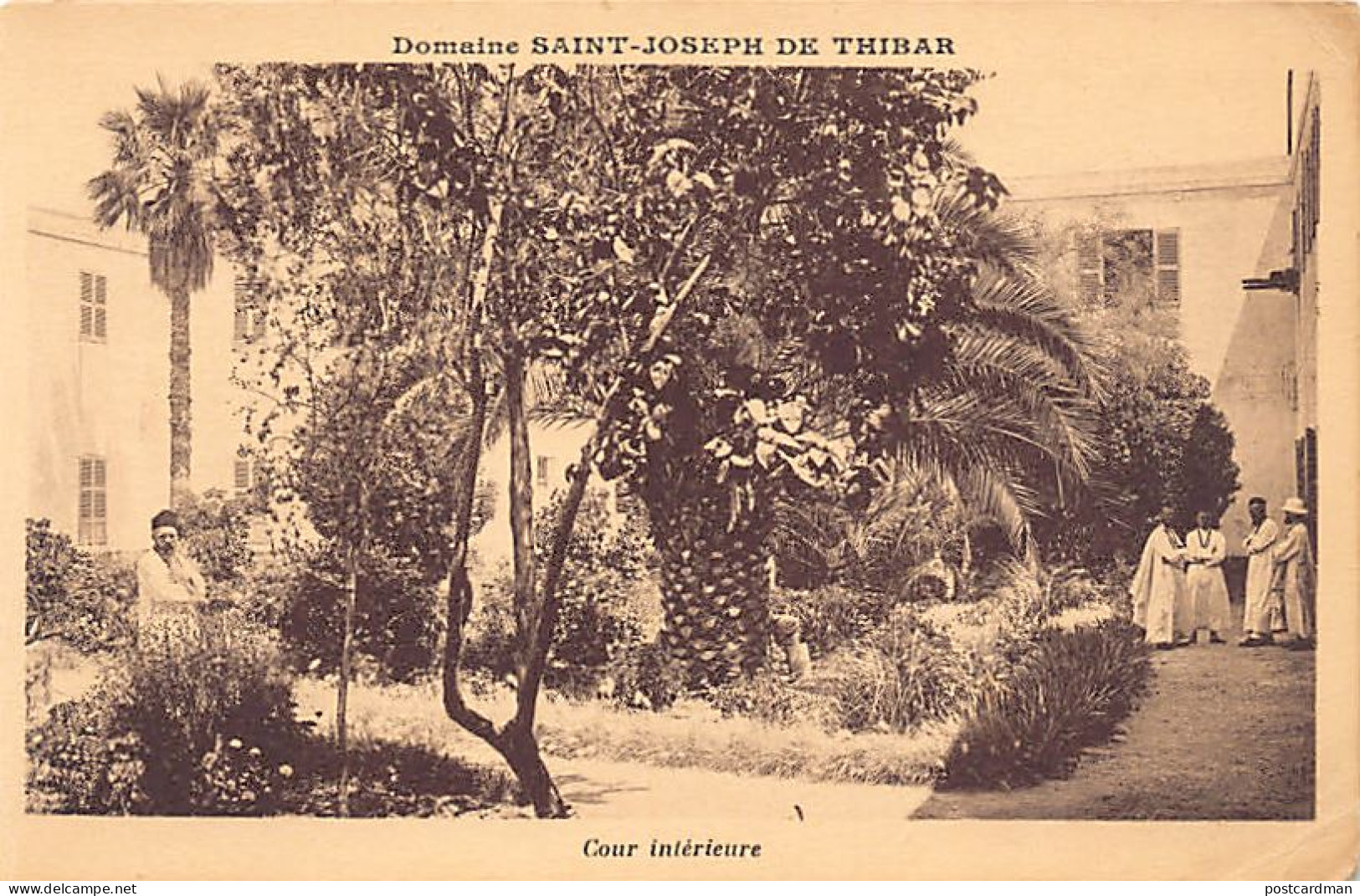 Tunisie - DOMAINE SAINT-JOSEPH DE THIBAR - Cour Intérieure - Ed. Perrin - Tunisia