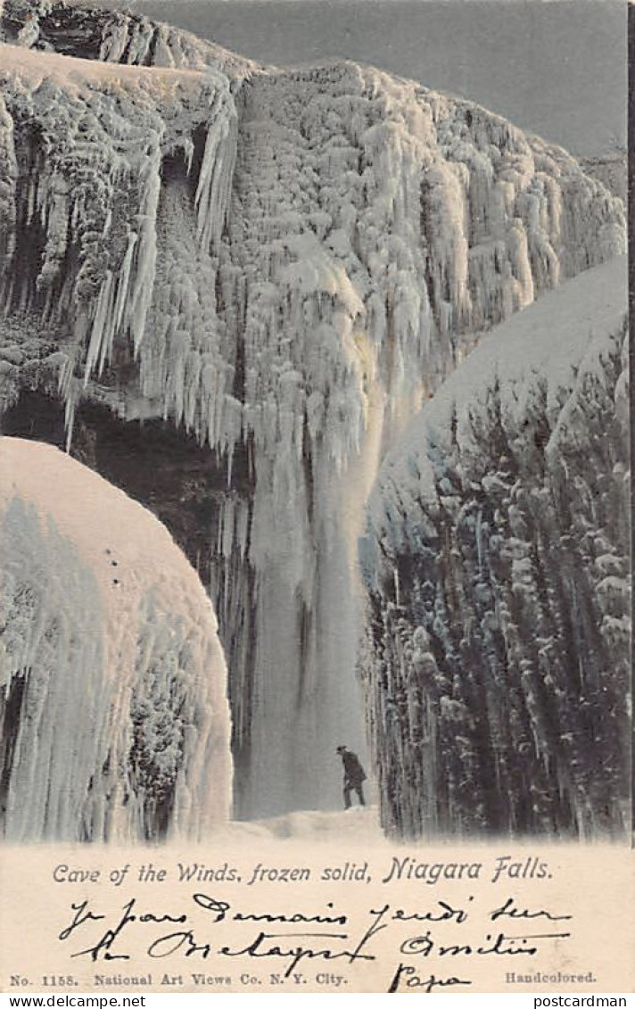 Usa - NIAGARA FALLS (NY) Cave Of The Winds, Frozen Solid - Publ. National Art Views Co. 1158 - Autres & Non Classés