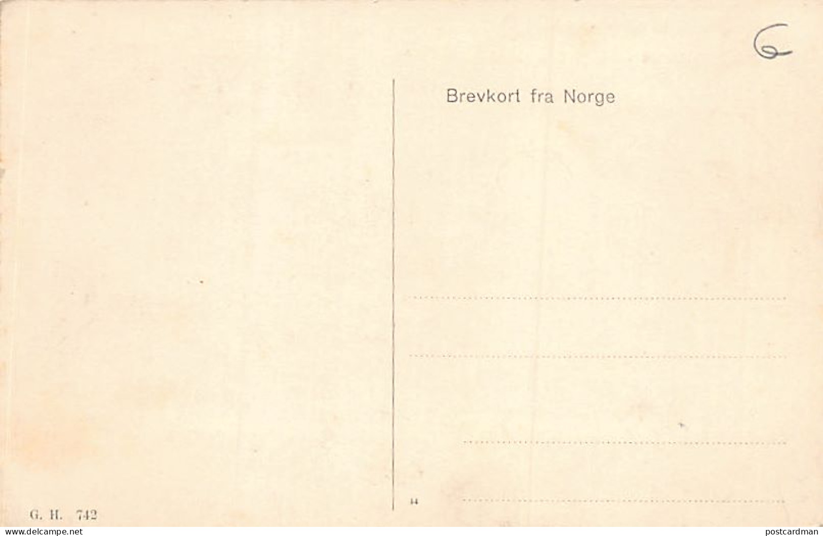 Norway - Bergensbanen - Langs Taugevand - Publ. G. H. 742 - Norvège