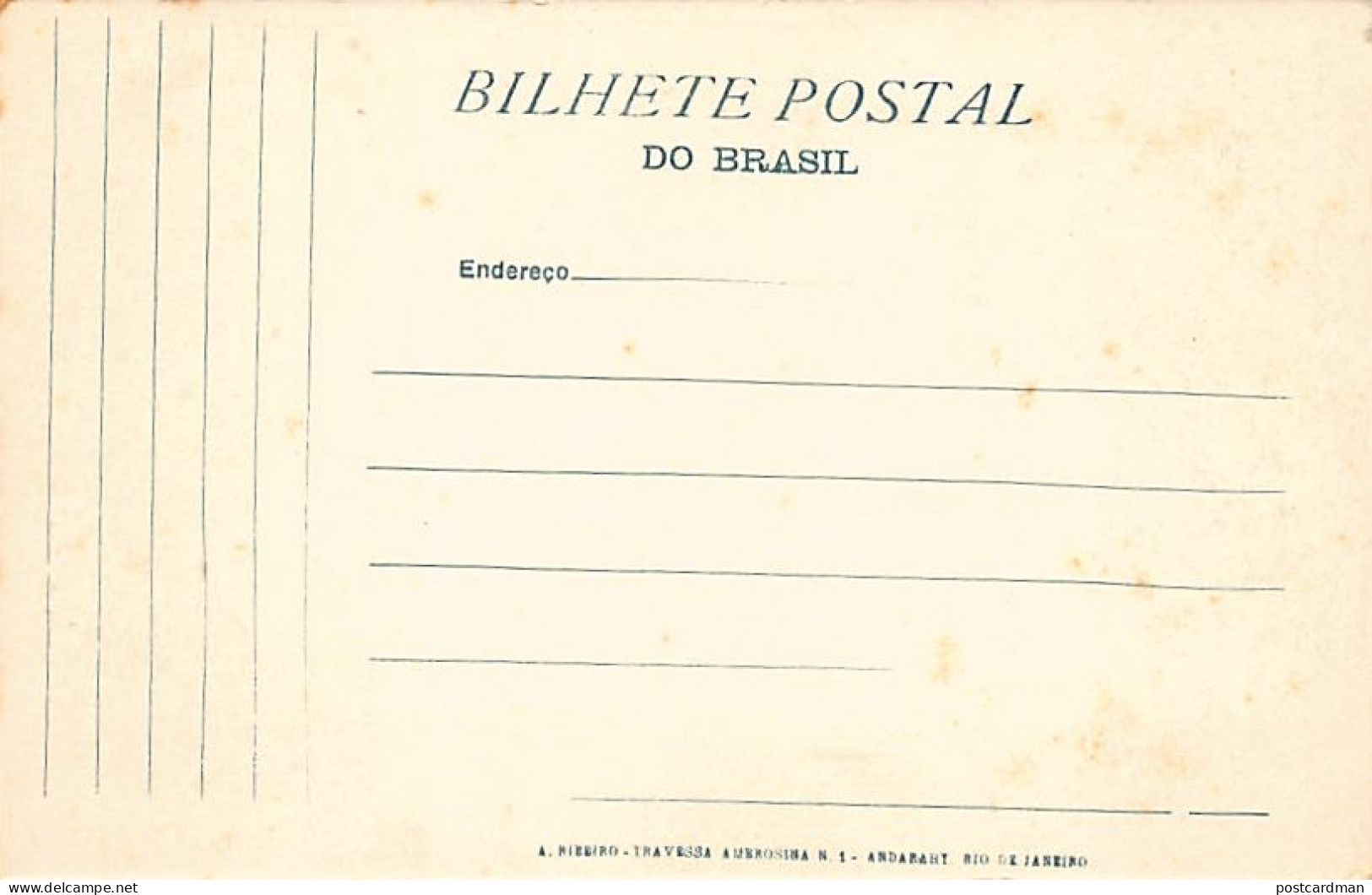 Brasil - RIO DE JANEIRO - Corcovado Visto Do Sylvestre - Ed. A. Ribeiro 160 - Autres & Non Classés