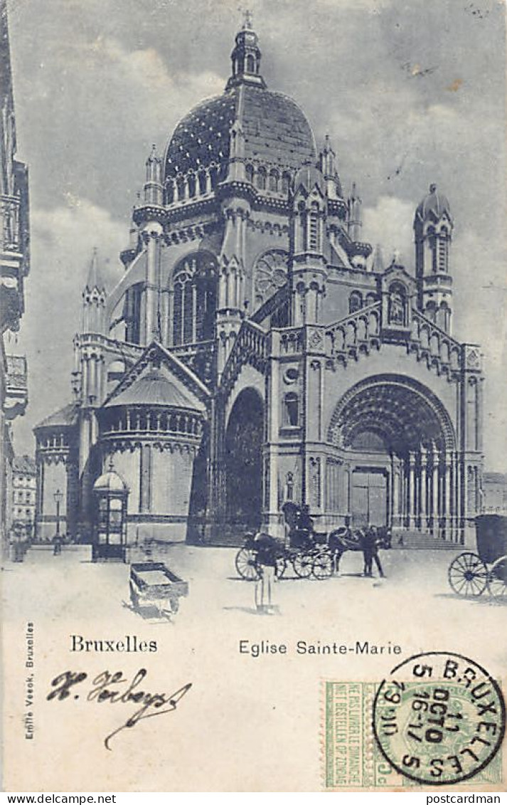 BRUXELLES - Eglise Sainte-Marie - Ed. Emile Veeck - Andere & Zonder Classificatie