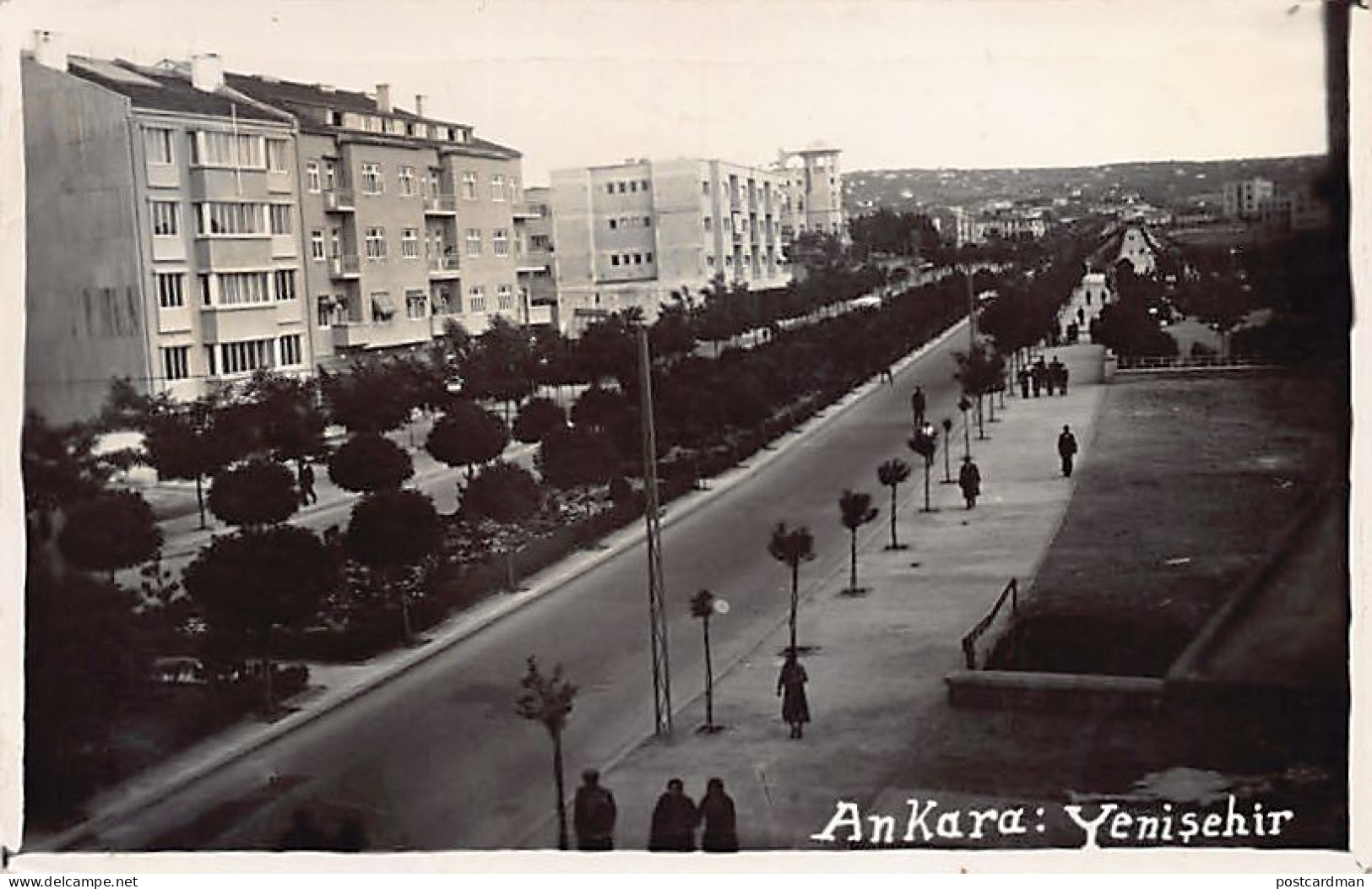 Turkey - ANKARA - Yenisheir - REAL PHOTO Some Album Remnants On Reverse SEE SCANS FOR CONDITION - Turkey