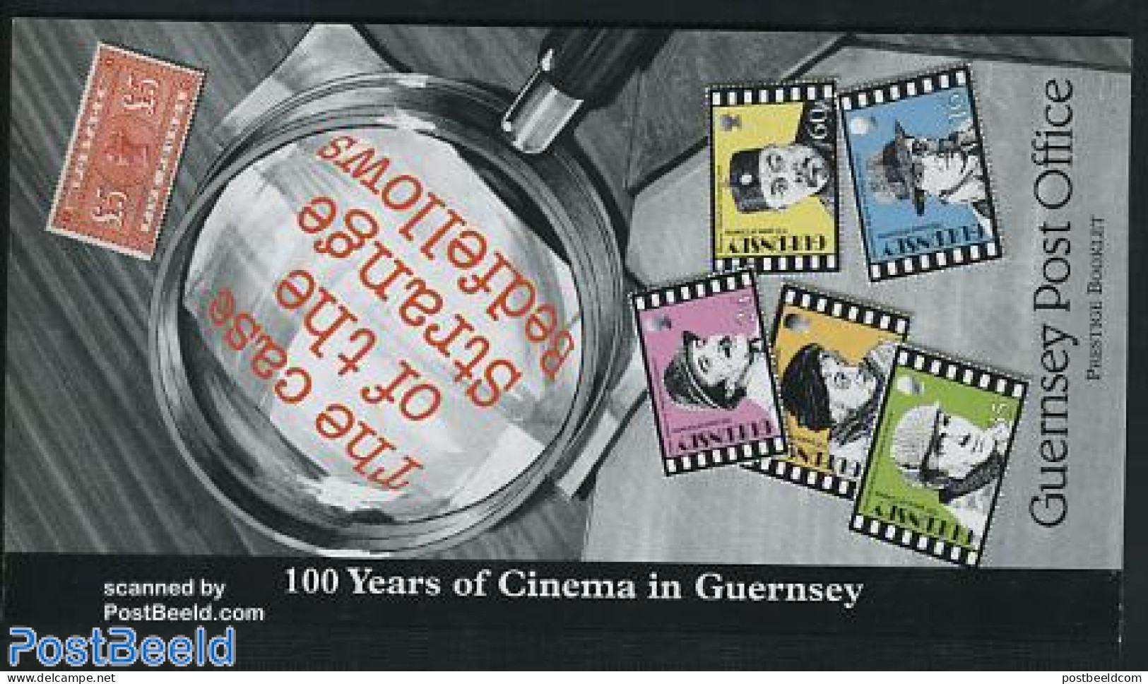 Guernsey 1996 Cinema Centenary Booklet, Mint NH, Performance Art - Film - Movie Stars - Stamp Booklets - Kino