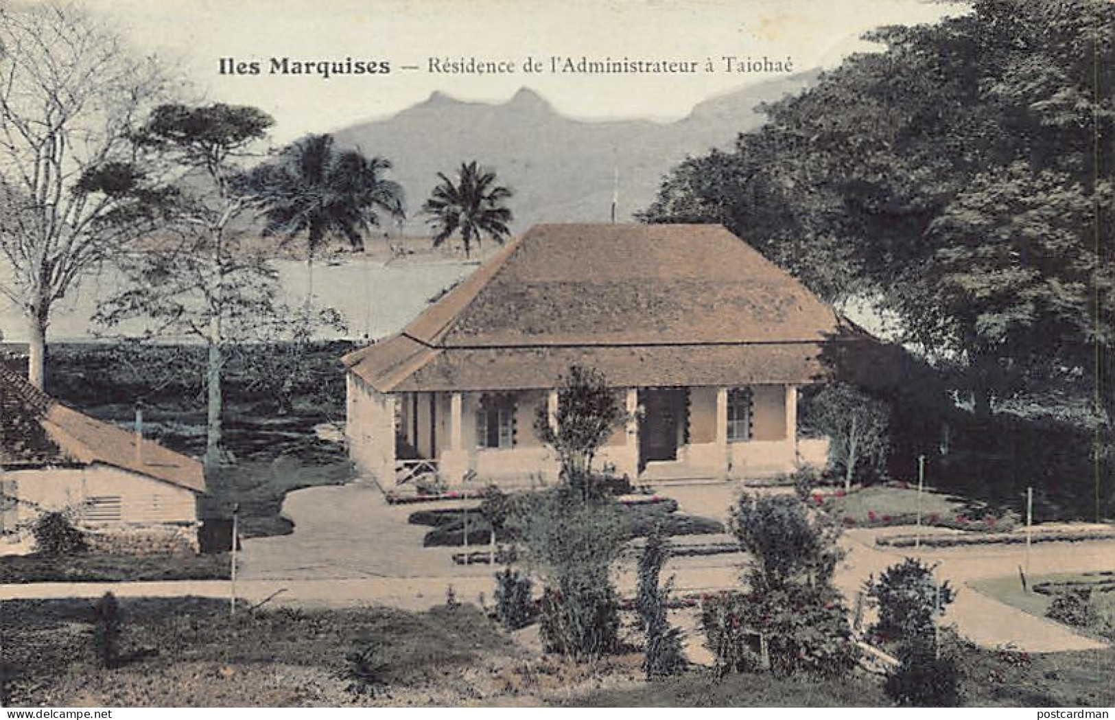 Polynésie - ILES MARQUISES - Résidence De L'Administrateur à Taiohaé - Ed. Inconnu  - Polynésie Française