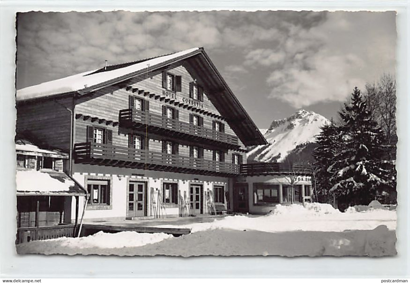 Suisse - Les Paccots. Châtel-St.-Denis (NE) En Hiver - Hotel Corbetta - Ed. S. Glasson 2814 - Autres & Non Classés