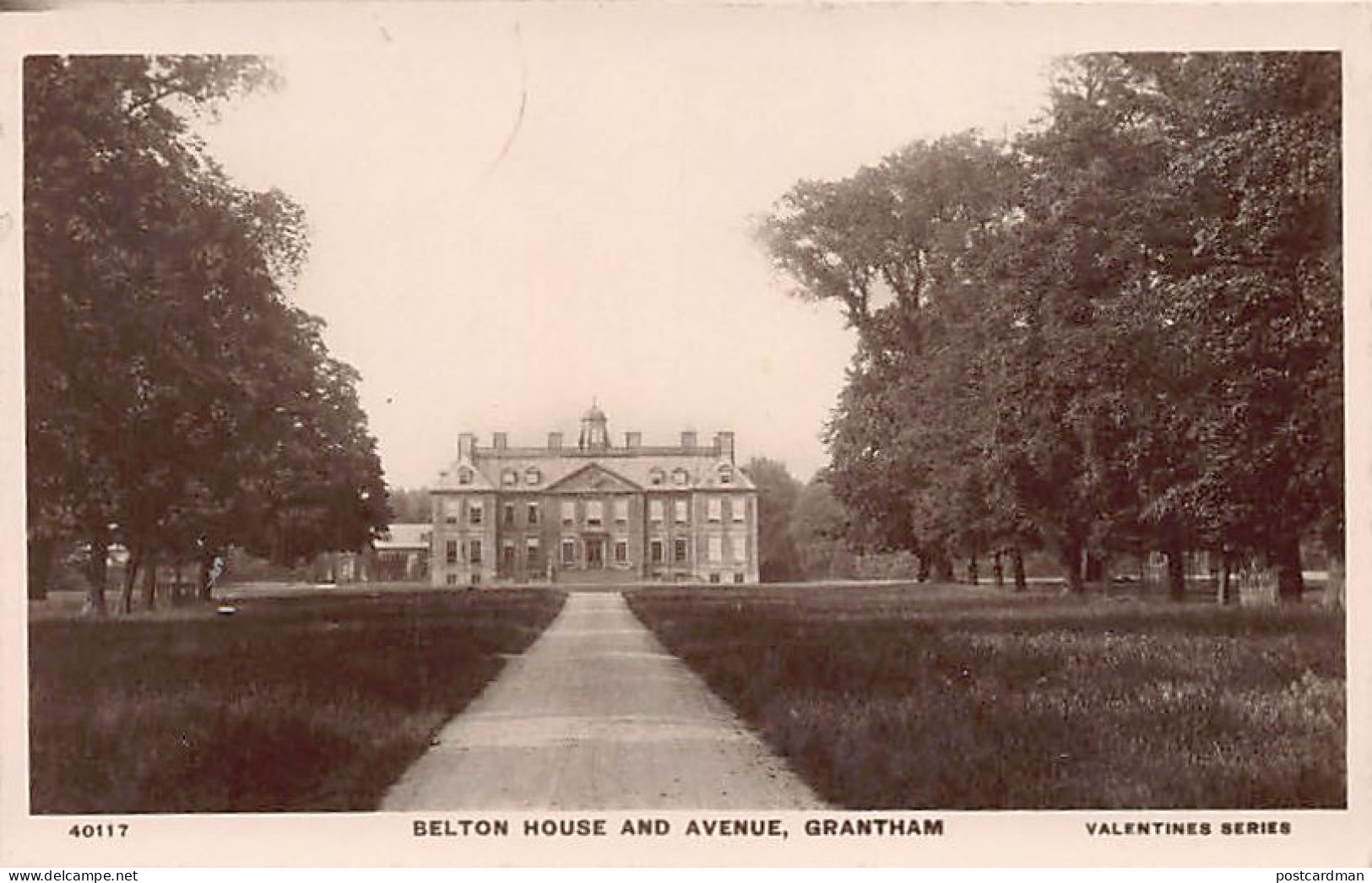 England - Lincs - GRANTHAM  Belton House And Avenue - Valentines Series - Other & Unclassified