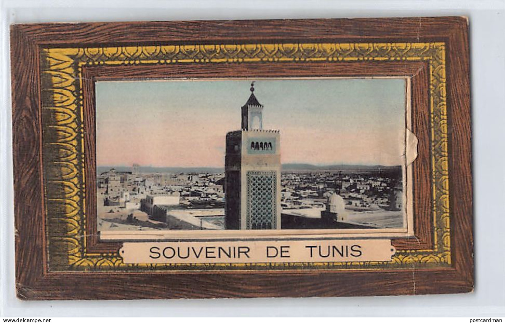 Souvenir De TUNIS - Carte Avec Dépliant Complet - Ed. DD 15 - Tunesien