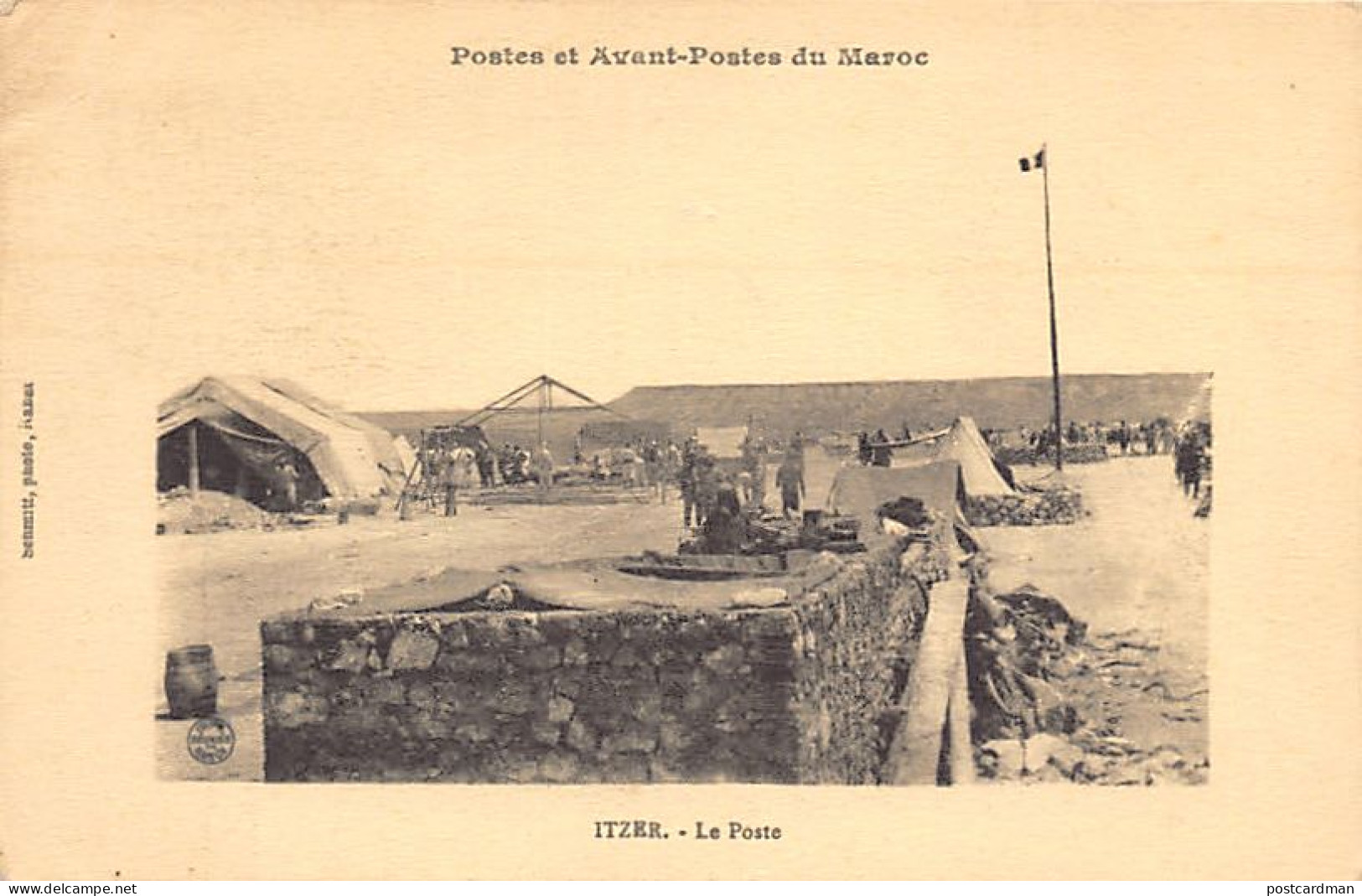 Postes Et Avant-Postes Du Maroc - ITZER - Le Poste - Ed. Schitt - Fez