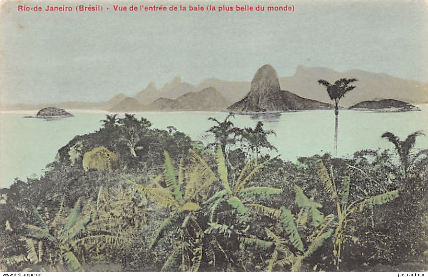 Brasil - RIO DE JANEIRO - Vista Da Entrada Da Baía - Ed. A. Breger Freres - Rio De Janeiro