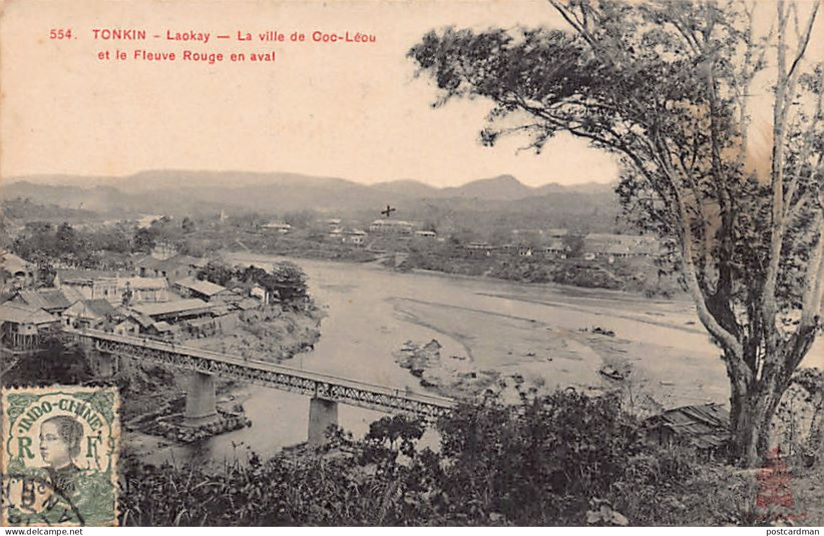 Viet-Nam - LAO KAY - La Ville De Coc Léou Et Le Fleuve Rouge En Aval - Ed. P. Dieulefils 554 - Vietnam