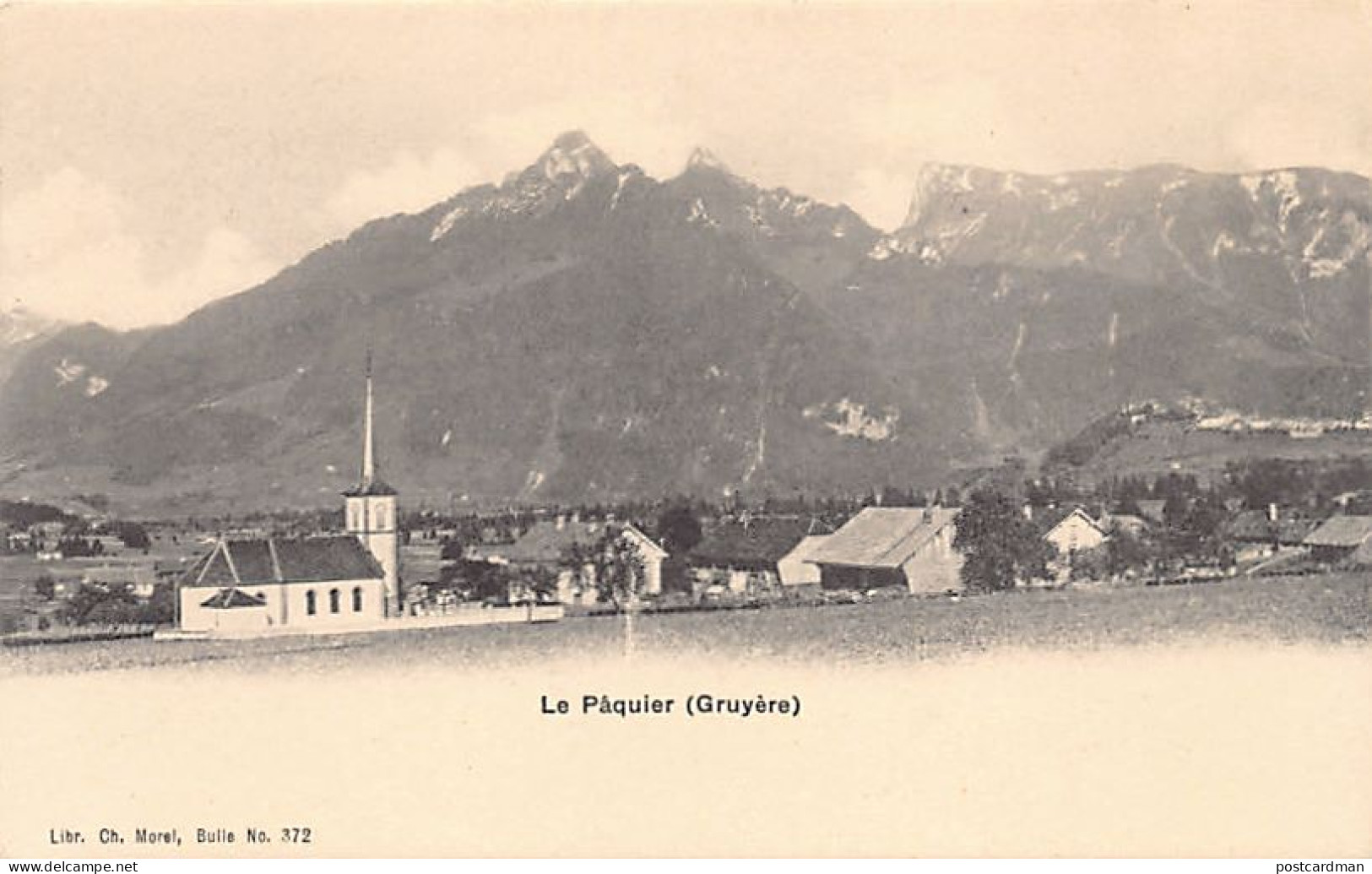 LE PAQUIER (FR) Vue Générale (Gruyère) - Ed. Ch. Morel 372 - Le Pâquier