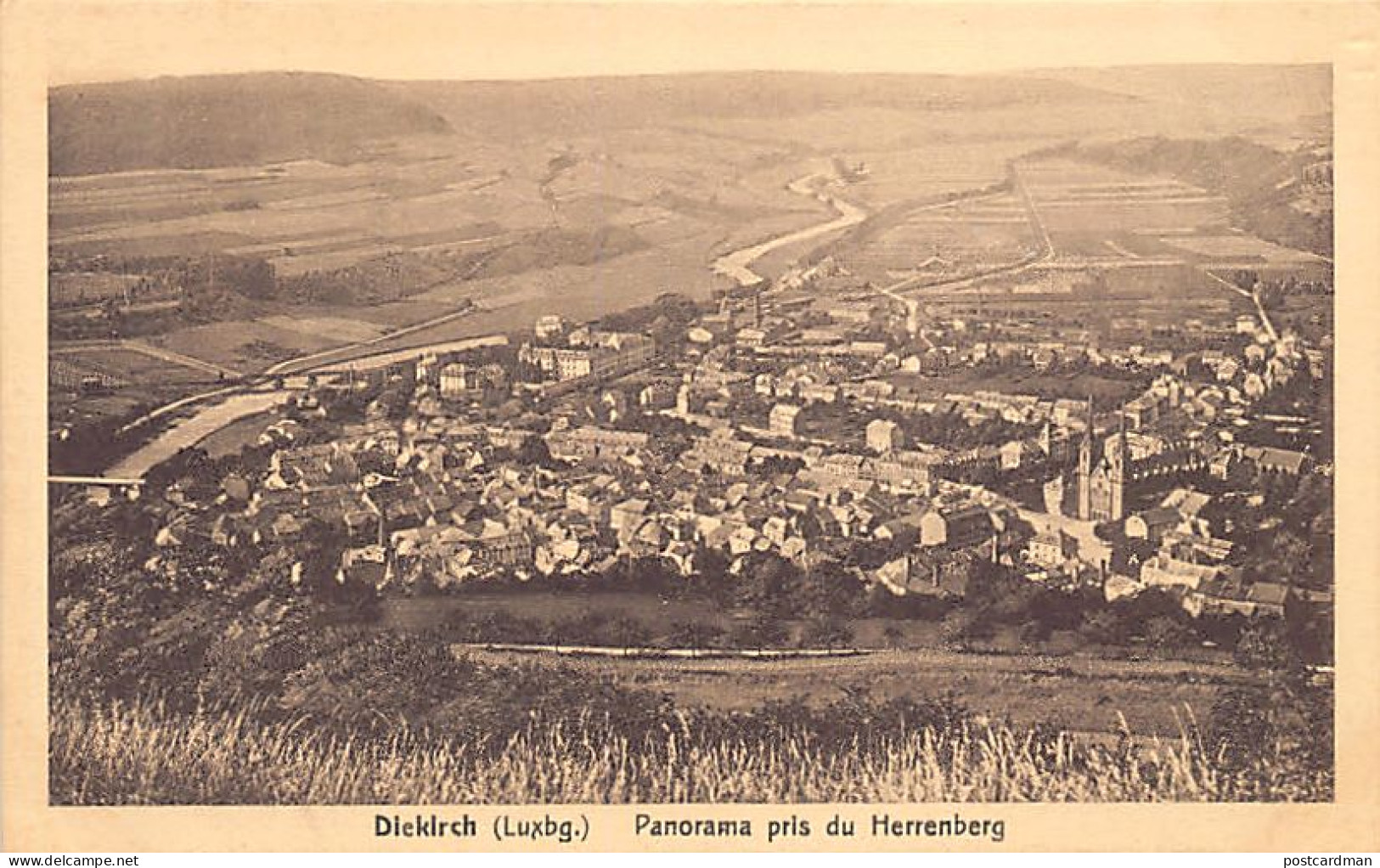 DIEKIRCH - Panorama Pris Du Herrenberg - Ed. P. Houstrass 15 - Diekirch