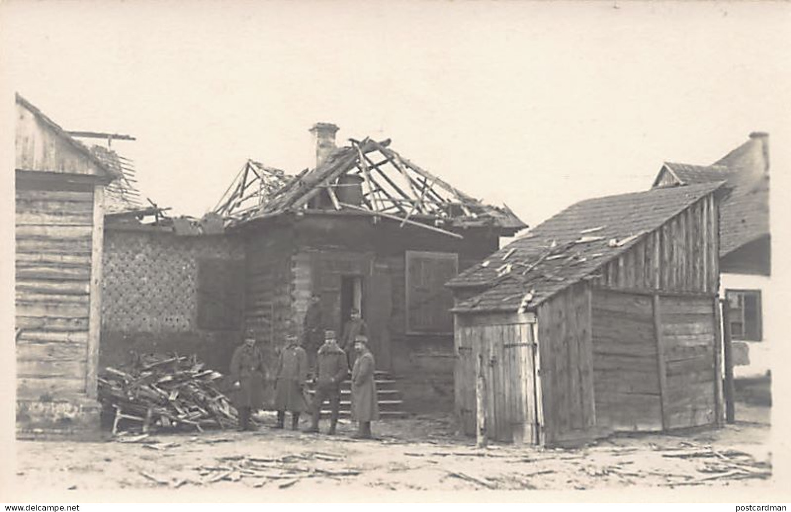 Ukraine - KOVEL Kowel - After A Russian Air Raid - World War One - REAL PHOTO - Publ. 4. Armee Korps  - Ukraine