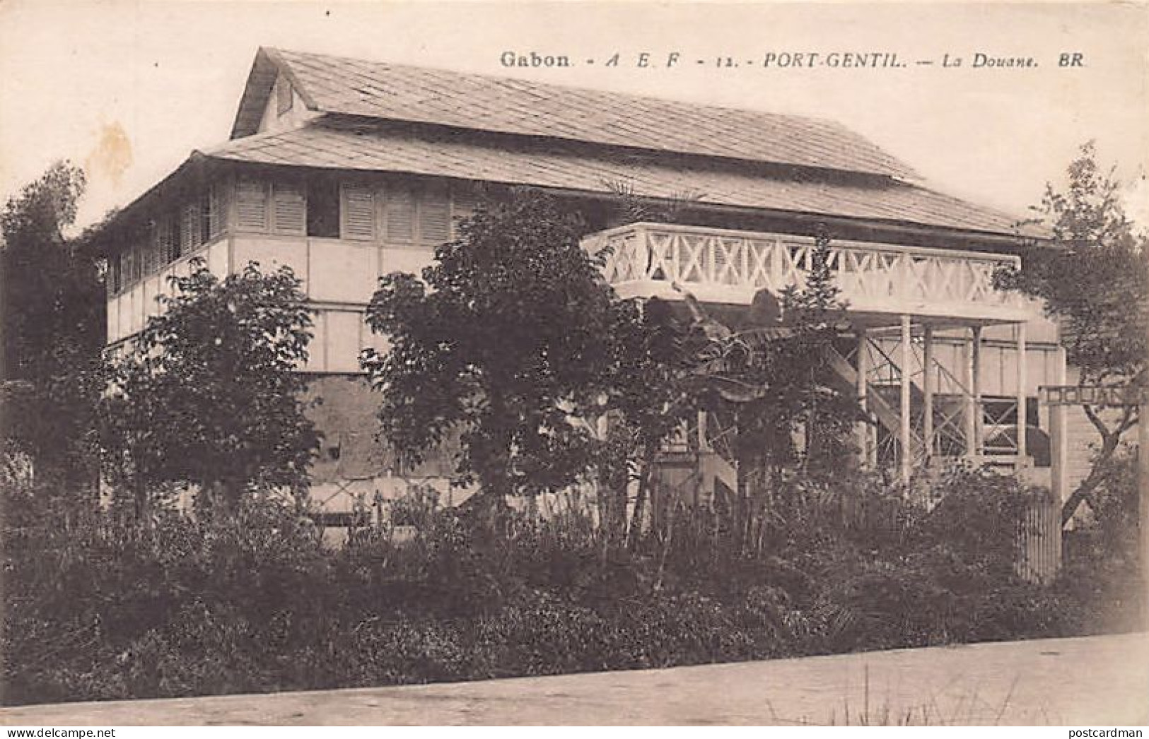 Gabon - PORT-GENTIL - La Douane - Ed. Bloc 12 - Gabon