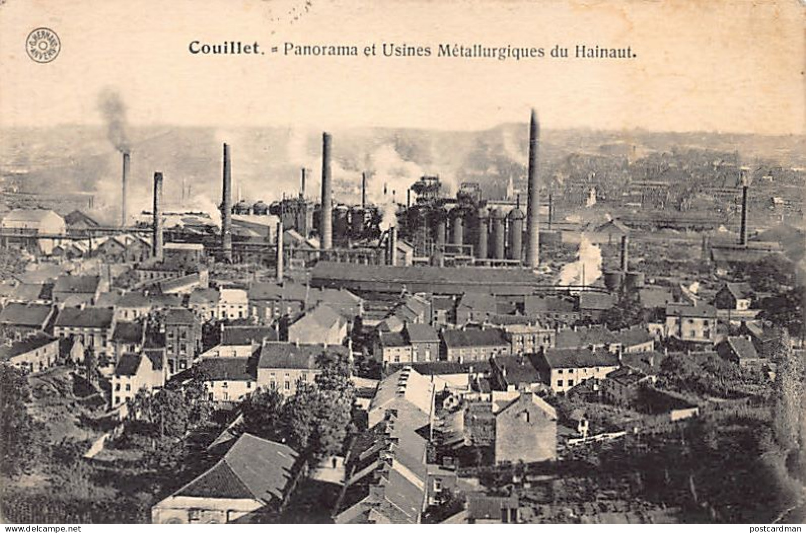 Belgique - COUILLET (Hainaut) Panorama Et Usines Métallurgiques Du Hainaut - Other & Unclassified