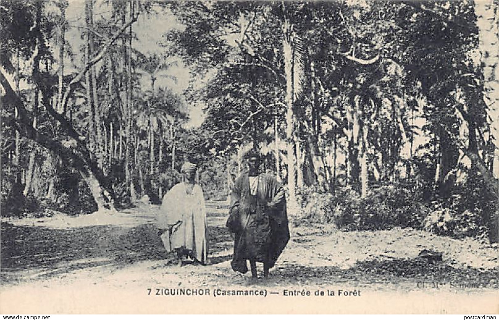 Sénégal - ZIGUINCHOR Casamance - Entrée De La Forêt - Ed. Mme Sémont 7 - Sénégal