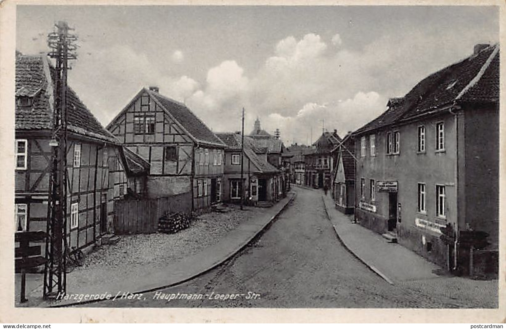 Deutschland - HARZGERODE - Hauptmann-Loeper Strasse - Harzgerode