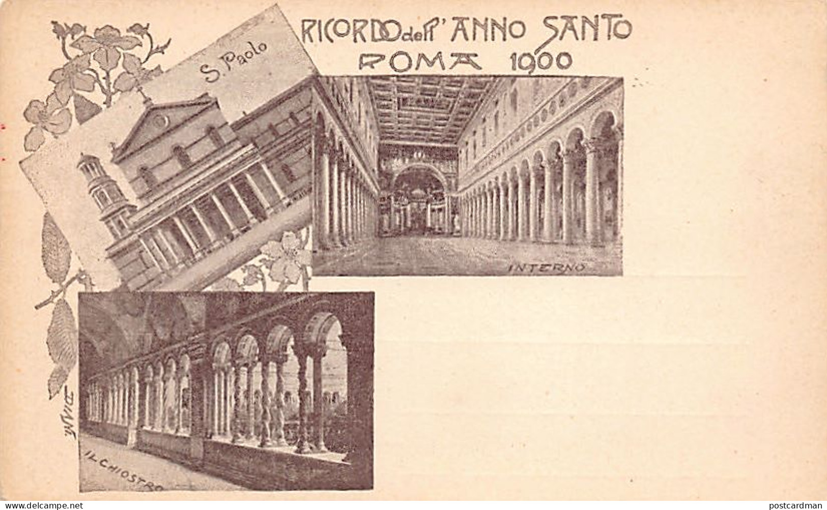 Italia - ROMA - Anno Santo 1900 - Sonstige & Ohne Zuordnung
