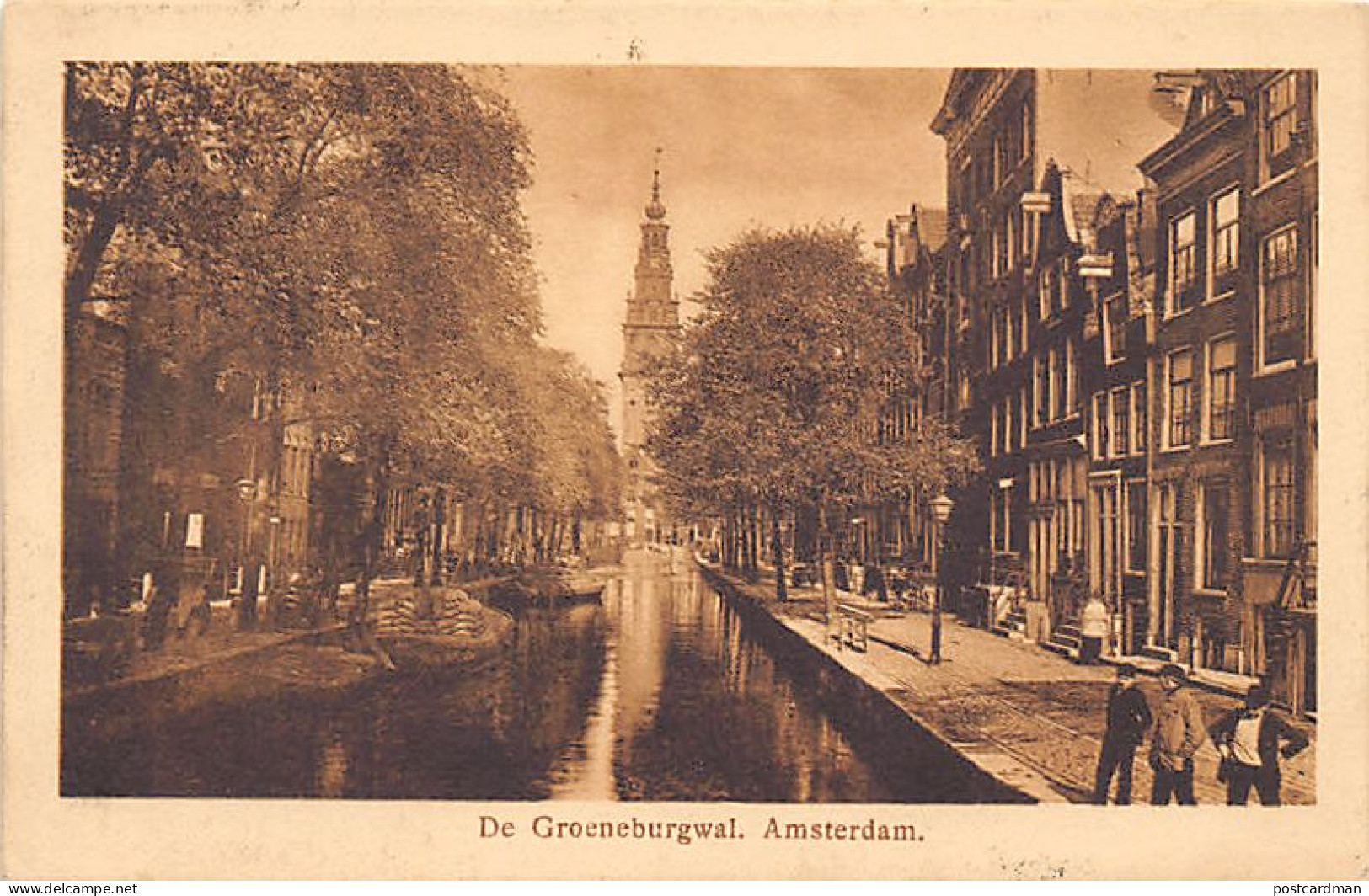 AMSTERDAM - De Groeneburgwal - Uitg. Abrahamson & Van Straaten 1098 - Amsterdam