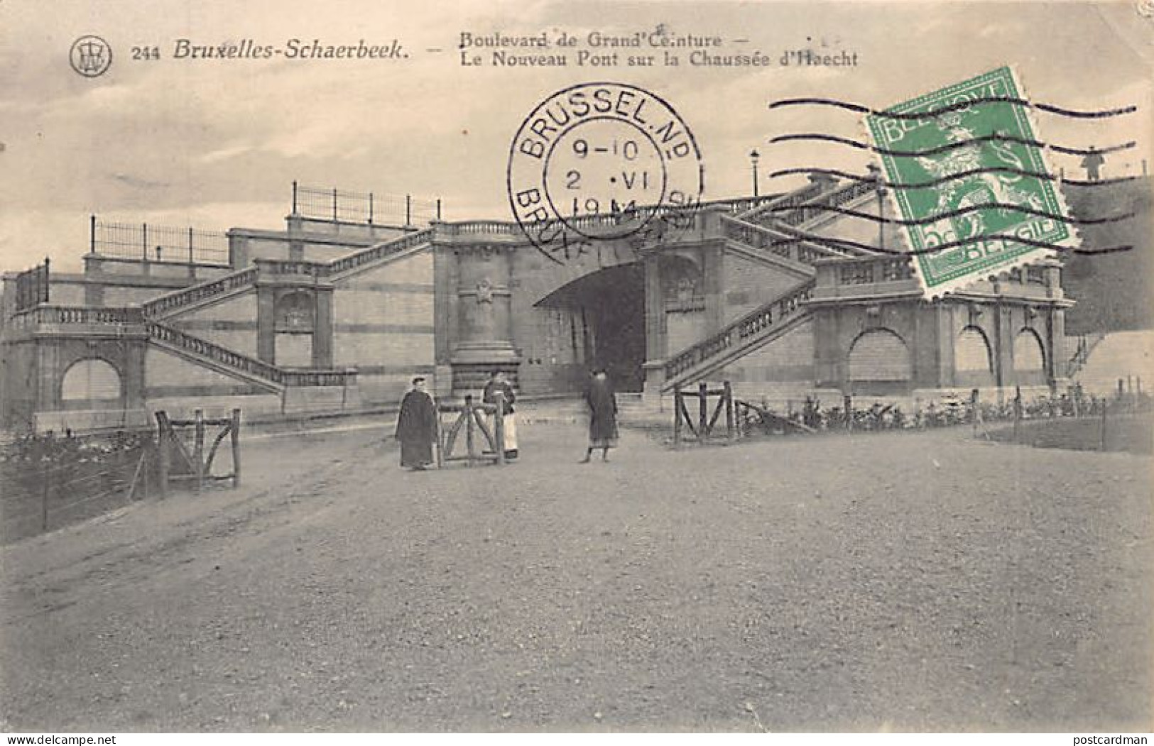 SCHAERBEEK (Brux.-Cap.) Boulevard De Grande Ceinture - Le Nouveau Pont Sur La Ch - Schaerbeek - Schaarbeek