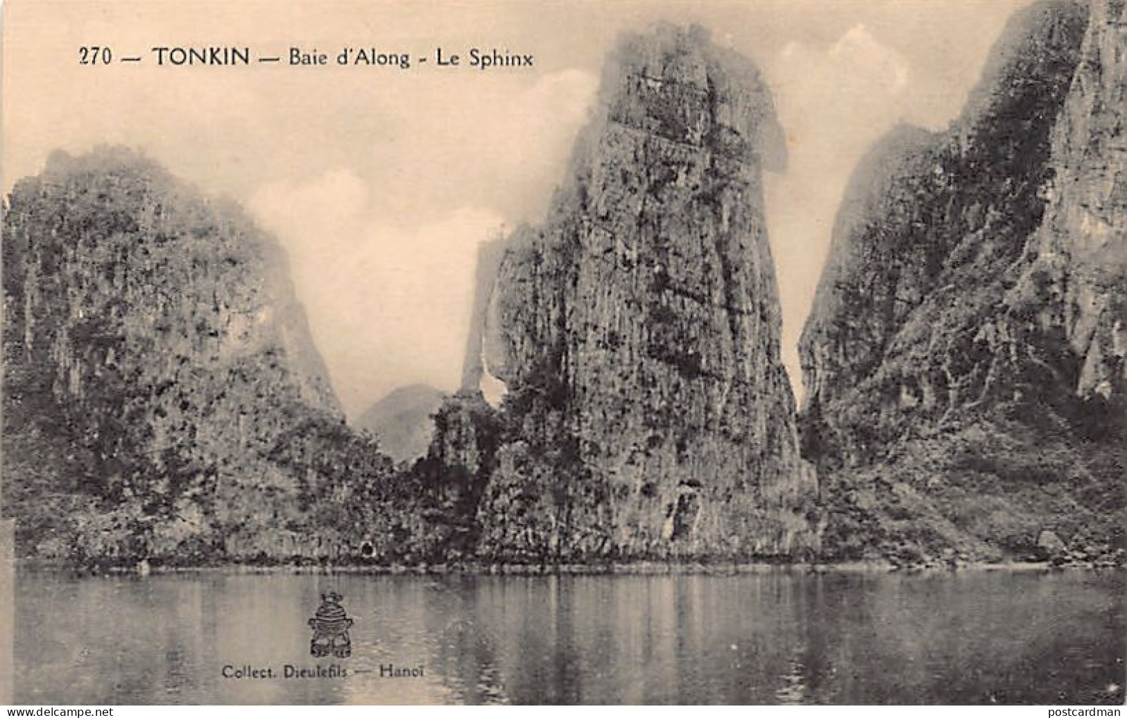 Vietnam - Baie D'Along HA LONG - Le Sphynx - Ed. P. Dieulefils 270 - Viêt-Nam