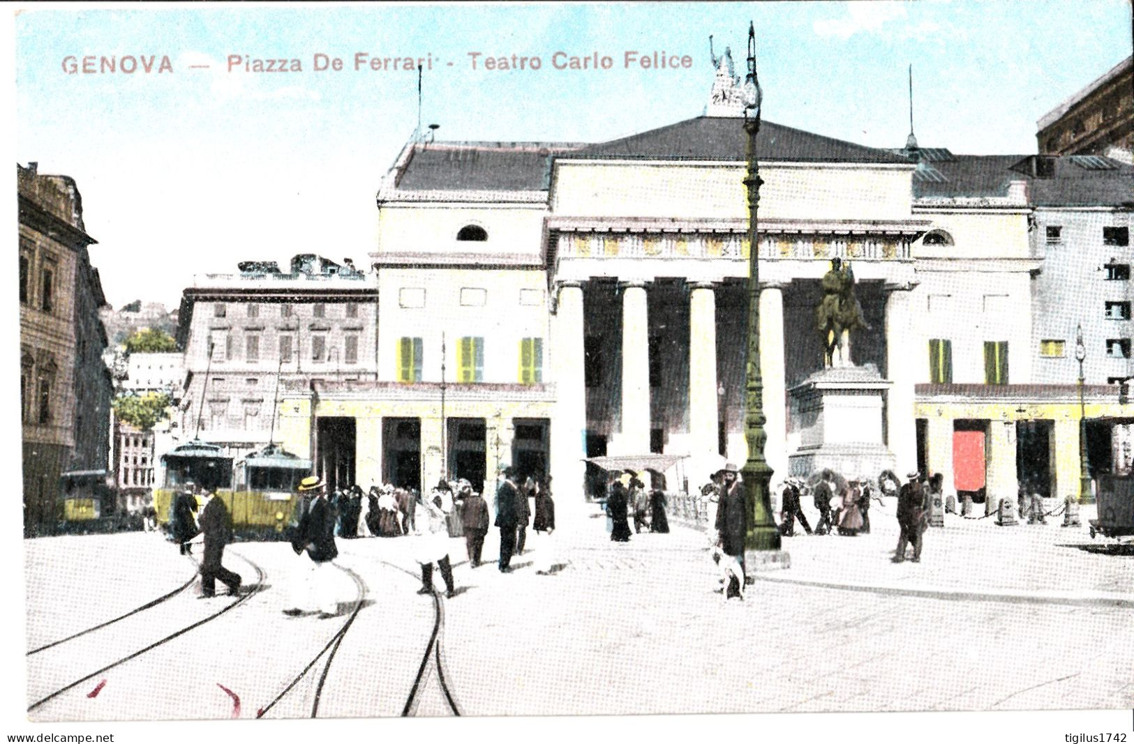 Genova Piazza De Ferrari Teatro Carlo Felice - Genova (Genoa)